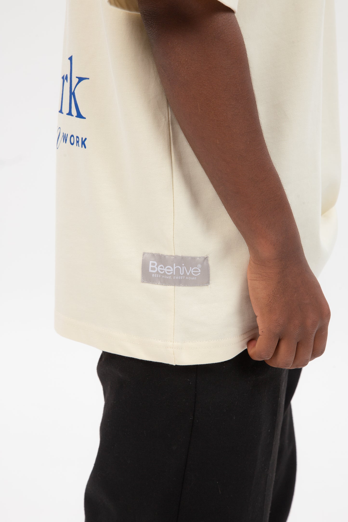 TEAMWORK TEE - MILK TEA