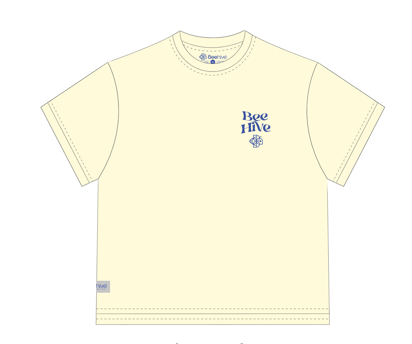 TEAMWORK TEE - MILK TEA