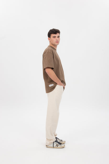 TEAMWORK TEE - CHOCOLATE