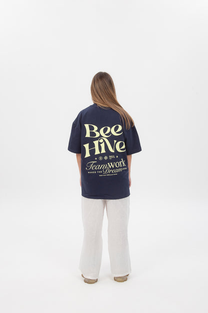 TEAMWORK TEE - NAVY