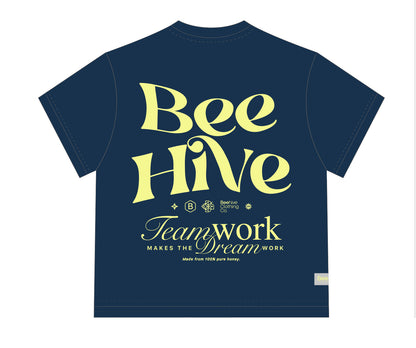 TEAMWORK TEE - NAVY