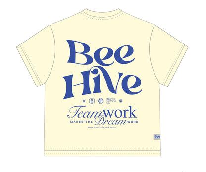 TEAMWORK TEE - MILK TEA